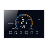 BHT-8000-GA Control Water Heating Energy-saving and Environmentally-friendly Smart Home Negative Display LCD Screen Round Room Thermostat without WiFi