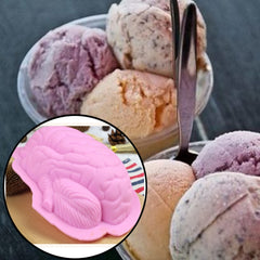 Human Brain Shape Silicone Baking Halloween Cake Mold Pudding Dessert Mold, Brain Shape