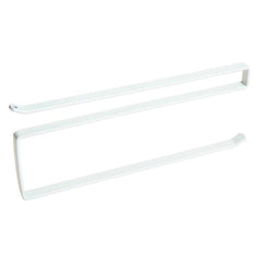 Stainless Metal Kitchen Toilet Paper Towel Rack Paper Towel Roll Holder Cabinet Hanging Shelf Preservative Film Storage Rack,Size: 26*10.8*1.5cm