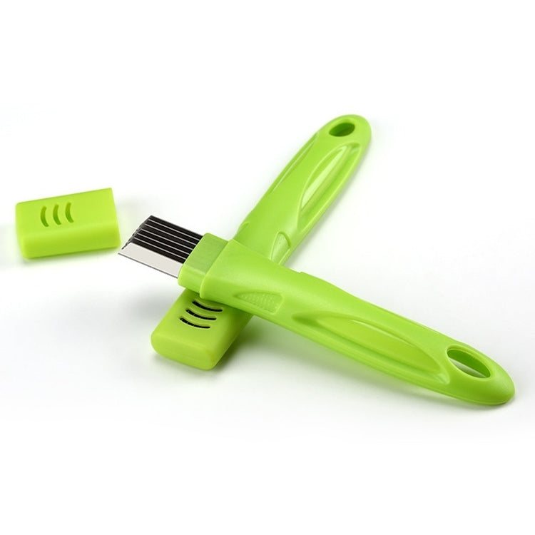 Kitchen Tool Manual Stainless Steel Filate Circle Shape Green Onion Slicer, 16x1.8cm Green Kitchen Tool Manual Stainless Steel Filate Circle Shape Green Onion Slicer, 16x1.8cm Green