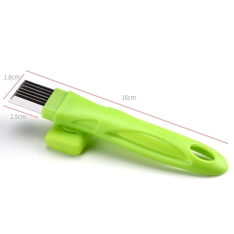 Kitchen Tool Manual Stainless Steel Filate Circle Shape Green Onion Slicer, 16x1.8cm Green Kitchen Tool Manual Stainless Steel Filate Circle Shape Green Onion Slicer, 16x1.8cm Green