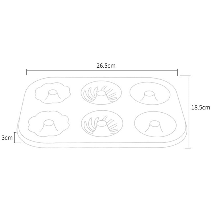 3 Flowers Type Donuts Cookie Mold Gold 6 Cups Cake Mold Baking Mold Cake Tools Bakeware Kitchen Accessories, 3 Flowers Type 3 Flowers Type Donuts Cookie Mold Gold 6 Cups Cake Mold Baking Mold Cake Tools Bakeware Kitchen Accessories, 3 Flowers Type