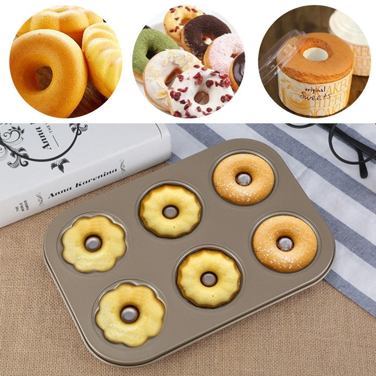 3 Flowers Type Donuts Cookie Mold Gold 6 Cups Cake Mold Baking Mold Cake Tools Bakeware Kitchen Accessories, 3 Flowers Type 3 Flowers Type Donuts Cookie Mold Gold 6 Cups Cake Mold Baking Mold Cake Tools Bakeware Kitchen Accessories, 3 Flowers Type