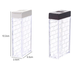 6pcs / Set Kitchen Two-way Open Seasoning Jar Condiment Bottle