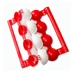 Useful Newbie Meatballs Fish Balls Kitchen Homemade Stuffed Meatballs Maker Home Cooking Tools, ABS Red