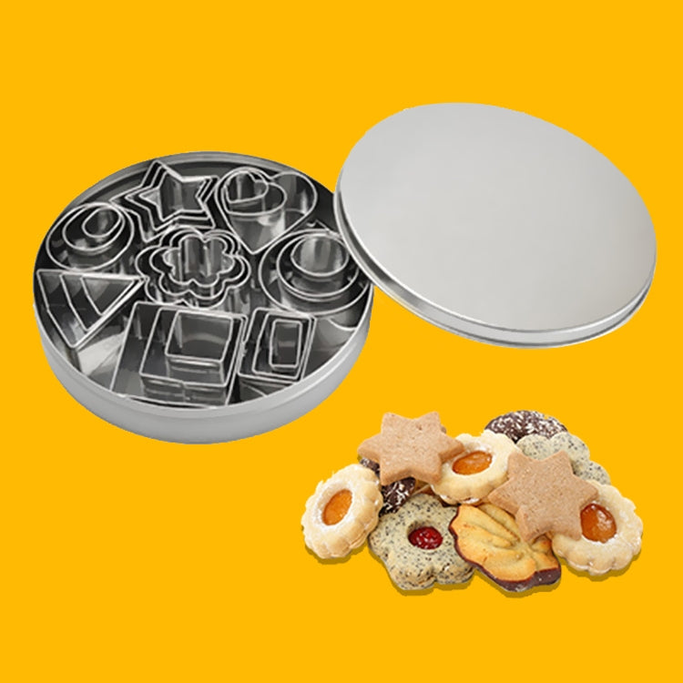 24 PCS / Set Stainless Steel DIY Cookie Biscuits Molds Geometry Baking Tools (Octagon), HC4340A, HC4340B, HC4340C 24 PCS / Set Stainless Steel DIY Cookie Biscuits Molds Geometry Baking Tools (Octagon), HC4340A, HC4340B, HC4340C