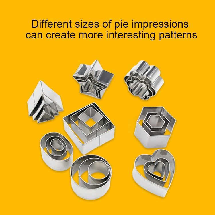 24 PCS / Set Stainless Steel DIY Cookie Biscuits Molds Geometry Baking Tools (Octagon), HC4340A, HC4340B, HC4340C 24 PCS / Set Stainless Steel DIY Cookie Biscuits Molds Geometry Baking Tools (Octagon), HC4340A, HC4340B, HC4340C