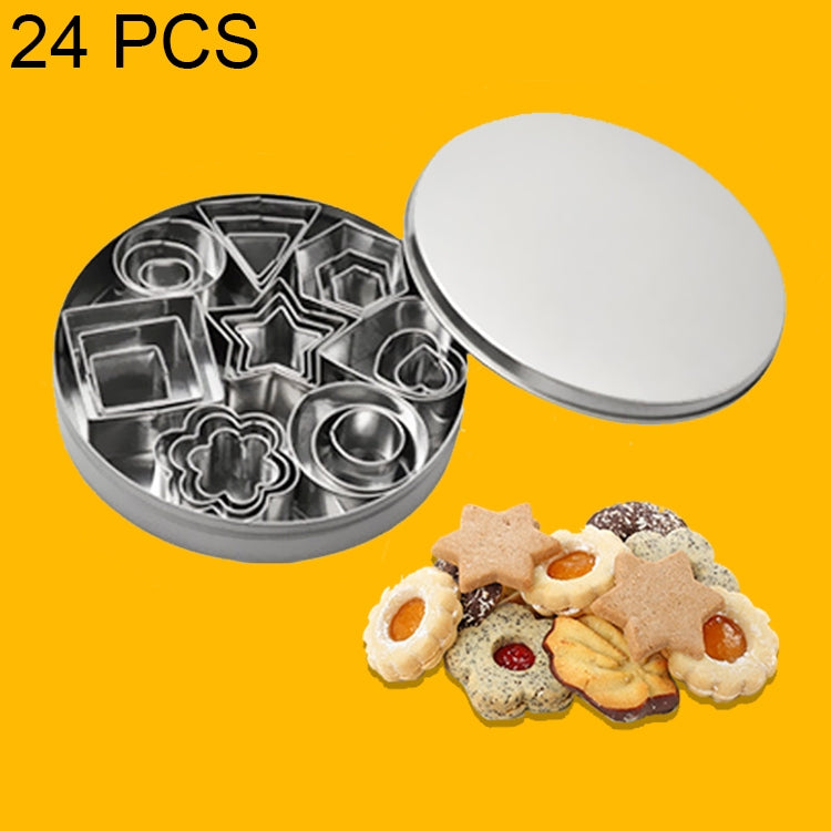 24 PCS / Set Stainless Steel DIY Cookie Biscuits Molds Geometry Baking Tools (Octagon), HC4340A, HC4340B, HC4340C 24 PCS / Set Stainless Steel DIY Cookie Biscuits Molds Geometry Baking Tools (Octagon), HC4340A, HC4340B, HC4340C