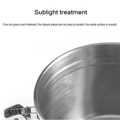 800ml Stainless Steel Sealed Food Coffee Grounds Bean Storage Container with Built-in CO2 Gas Vent Valve & Calendar