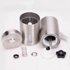Portable Conical Burr Mill Manual Stainless Steel Bean Pepper Hand Crank Coffee Grinder, Gift Box Package, Coffee Bean Grinder