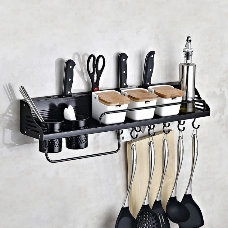 A Version 70cm 2 Cups  10 Hooks Kitchen Multi-function Wall-mounted Condiment Storage Rack, A Version 70cm 2 Cups A Version 70cm 2 Cups  10 Hooks Kitchen Multi-function Wall-mounted Condiment Storage Rack, A Version 70cm 2 Cups