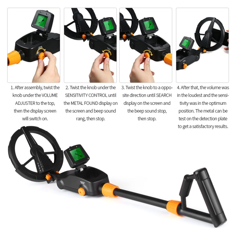 MD1008A Underground Metal Detector Children Toy Detector with LCD Screen, Measuring Range: 10cm, MD1008A MD1008A Underground Metal Detector Children Toy Detector with LCD Screen, Measuring Range: 10cm, MD1008A