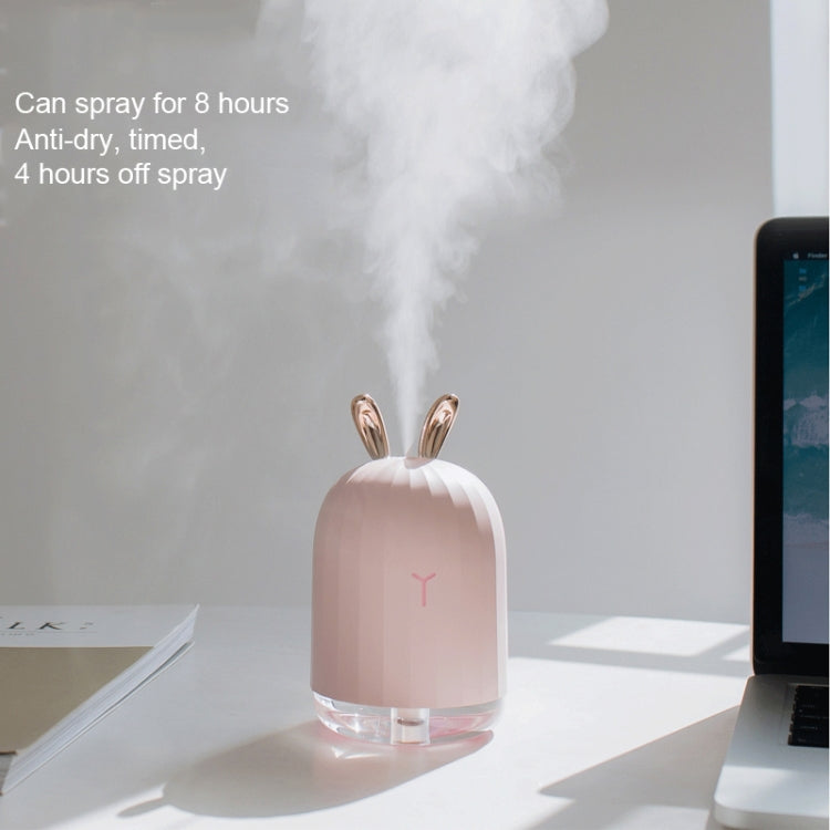 3life-318 2W Cute Rabbit USB Mini Humidifier Diffuser Aroma Mist Nebulizer with LED Night Light for Office, Home Bedroom, Capacity: 220ml, DC 5V 3life-318 2W Cute Rabbit USB Mini Humidifier Diffuser Aroma Mist Nebulizer with LED Night Light for Office, Home Bedroom, Capacity: 220ml, DC 5V