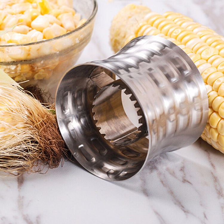 Round Shaped 304 Stainless Steel Household Corn Cutter Cob Corn Stripper Kitchen Tool, Stainless Steel Round Shaped 304 Stainless Steel Household Corn Cutter Cob Corn Stripper Kitchen Tool, Stainless Steel