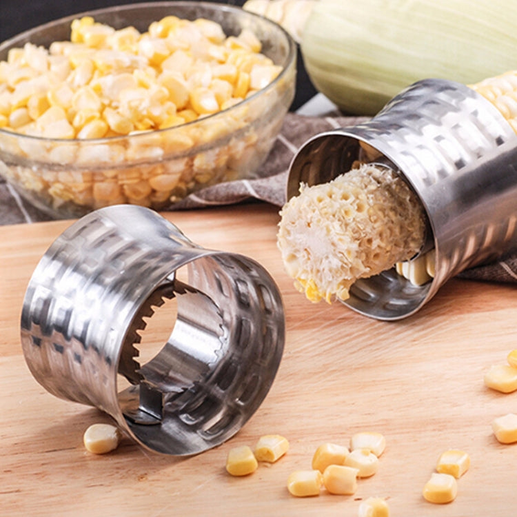 Round Shaped 304 Stainless Steel Household Corn Cutter Cob Corn Stripper Kitchen Tool, Stainless Steel Round Shaped 304 Stainless Steel Household Corn Cutter Cob Corn Stripper Kitchen Tool, Stainless Steel