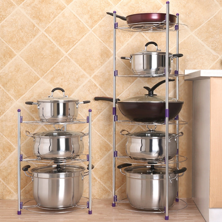 Multi-function Kitchen Pot Rack Three-layer Wok Soup Pot Stainless Steel Pot Rack, Three-layer Multi-function Kitchen Pot Rack Three-layer Wok Soup Pot Stainless Steel Pot Rack, Three-layer