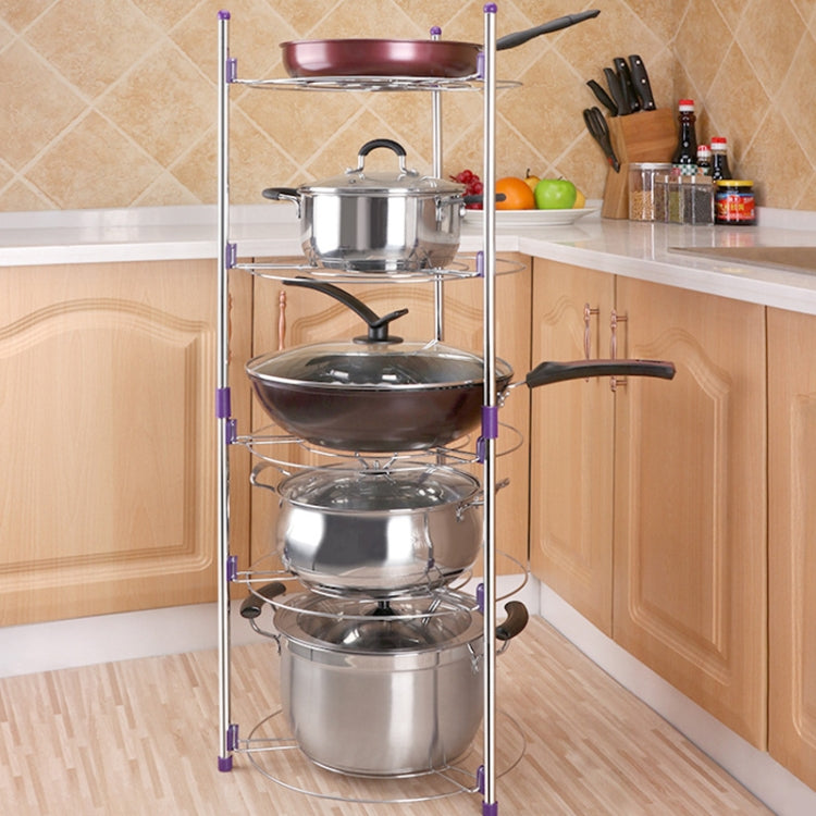 Multi-function Kitchen Pot Rack Five-layer Wok Soup Pot Stainless Steel Pot Rack, Five-layer Multi-function Kitchen Pot Rack Five-layer Wok Soup Pot Stainless Steel Pot Rack, Five-layer