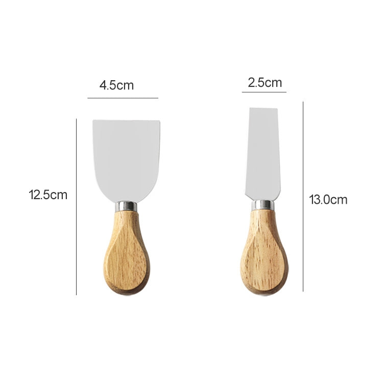 kn603 4 in 1 Wooden Handle Stainless Steel Cheese Knife Baking Tool Set kn603 4 in 1 Wooden Handle Stainless Steel Cheese Knife Baking Tool Set