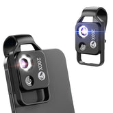 APEXEL APL-MS002BK 200X HD Universelles tragbares Mobiltelefonmikroskop mit LED-Licht, APL-MS002BK