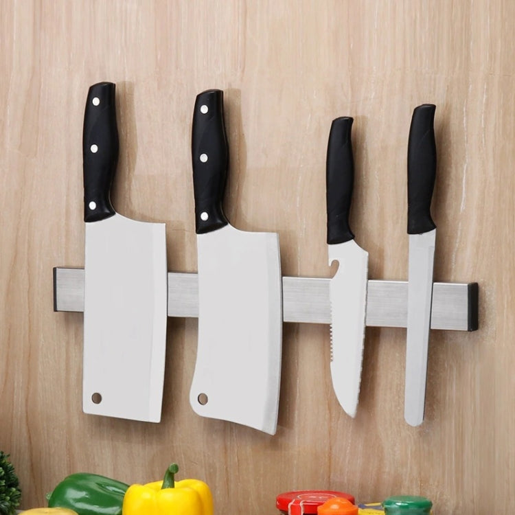 Kitchen Free Punching Wall-mounted 304 Stainless Steel Magnetic Knife Holder, Size:41x4x1.5cm, Size:41x4x1.5cm Kitchen Free Punching Wall-mounted 304 Stainless Steel Magnetic Knife Holder, Size:41x4x1.5cm, Size:41x4x1.5cm