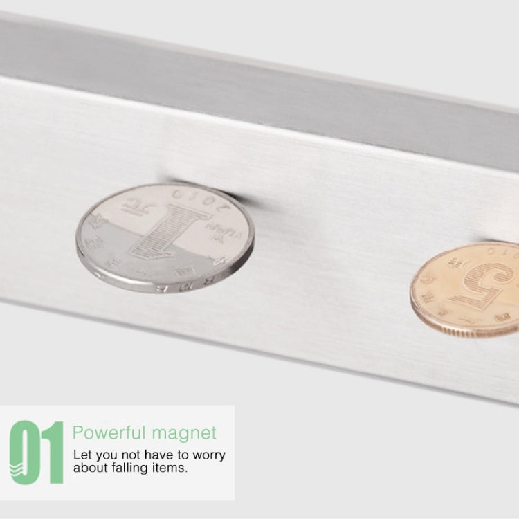 Kitchen Free Punching Wall-mounted 304 Stainless Steel Magnetic Knife Holder, Size:41x4x1.5cm, Size:41x4x1.5cm Kitchen Free Punching Wall-mounted 304 Stainless Steel Magnetic Knife Holder, Size:41x4x1.5cm, Size:41x4x1.5cm