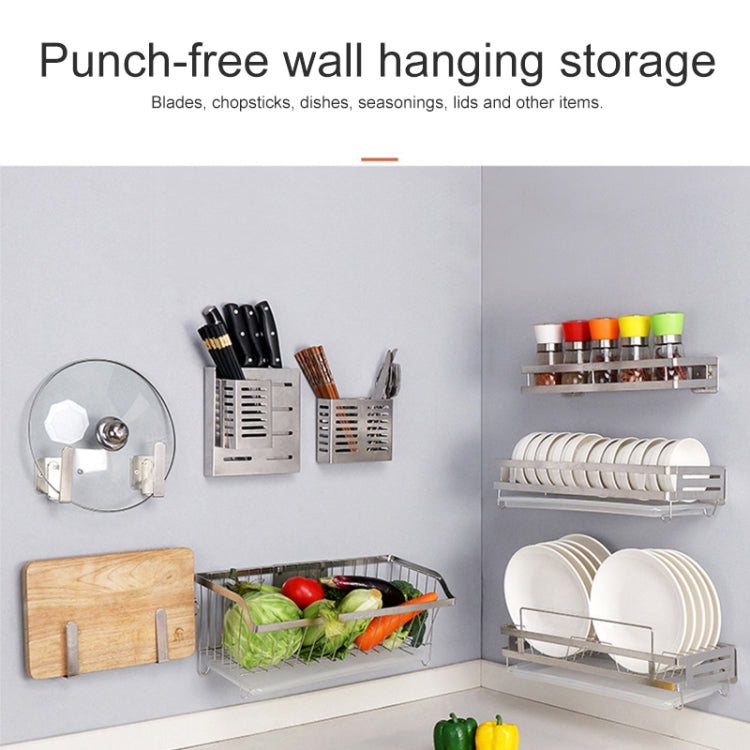 304 Stainless Steel Wall-mounted Kitchen Rack Hanging Knife Holder, Knife Holder 304 Stainless Steel Wall-mounted Kitchen Rack Hanging Knife Holder, Knife Holder