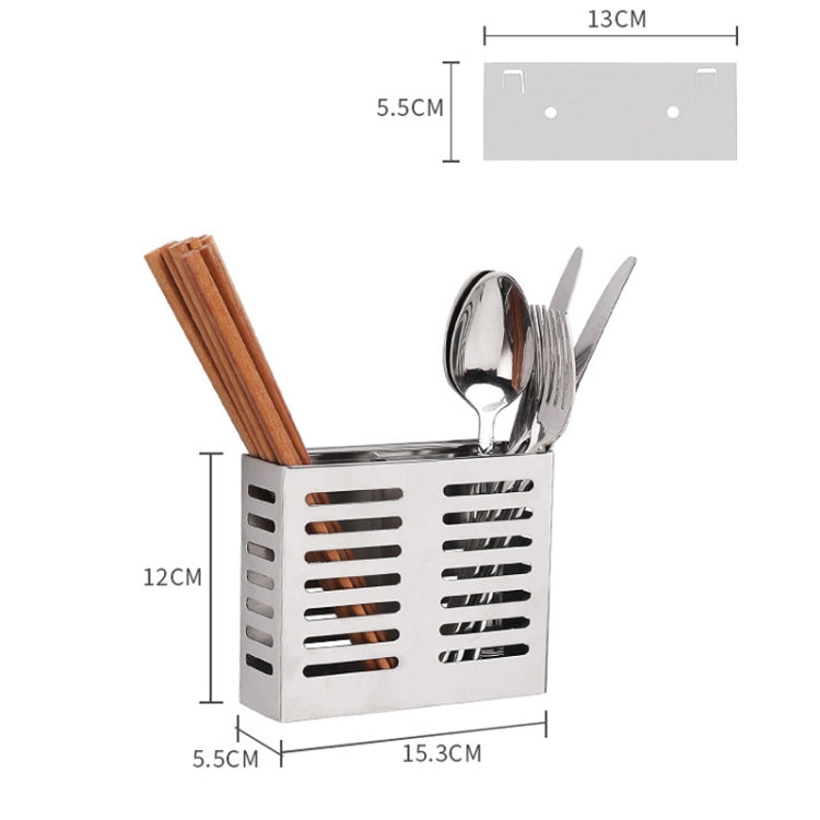 304 Stainless Steel Wall-mounted Kitchen Rack Hanging Knife Holder Double Cage Chopsticks Canister, Double Cage Chopsticks Canister 304 Stainless Steel Wall-mounted Kitchen Rack Hanging Knife Holder Double Cage Chopsticks Canister, Double Cage Chopsticks Canister