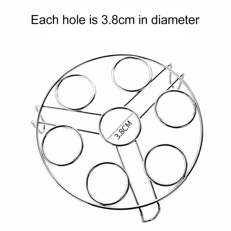 Steamer Rack Basket Egg Vegetable Steaming Trivet for Instant Pot Pressure Cooker, Diameter: 17.5cm, Height: 5.5cm Steamer Rack Basket Egg Vegetable Steaming Trivet for Instant Pot Pressure Cooker, Diameter: 17.5cm, Height: 5.5cm