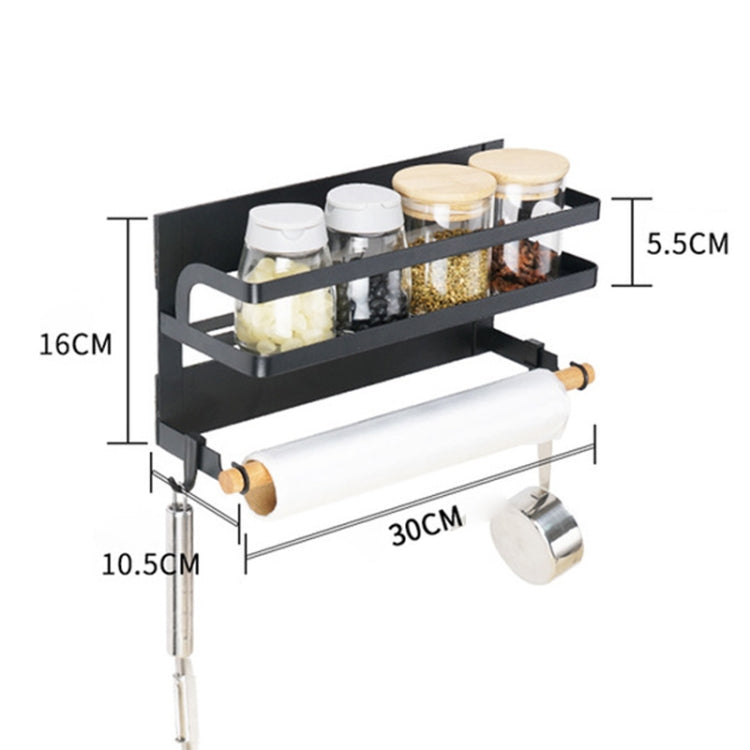 Kitchen Single Layer Magnetic Refrigerator Rack Storage Holder, Single Layer Kitchen Single Layer Magnetic Refrigerator Rack Storage Holder, Single Layer