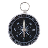 Outdoor Sports Camping Hiking Pointer Guider Aluminum Alloy Compass Hiker Navigation with Keychain, Random Color Delivery