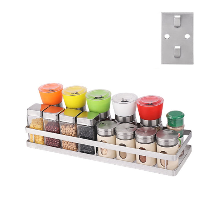 304 Stainless Steel Wall-mounted Kitchen Rack Hanging Seasoning Holder, Seasoning Holder 304 Stainless Steel Wall-mounted Kitchen Rack Hanging Seasoning Holder, Seasoning Holder