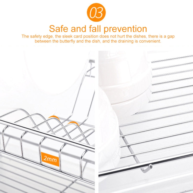 Multi-function Kitchen Stainless Steel Three Layers Arch Shape Rack Hanging Bowl Dish Holder, Three Layers Arch Shape Multi-function Kitchen Stainless Steel Three Layers Arch Shape Rack Hanging Bowl Dish Holder, Three Layers Arch Shape