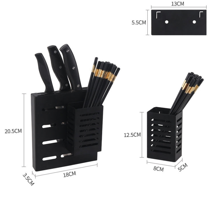 Stainless Steel Wall-mounted Kitchen Rack Hanging Kinfe Chopsticks Canister Holder, Kinfe Chopsticks Canister Holder Stainless Steel Wall-mounted Kitchen Rack Hanging Kinfe Chopsticks Canister Holder, Kinfe Chopsticks Canister Holder