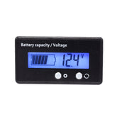 H6133 12V-84V Lead-acid Battery Voltage Tester Percentage Voltmeter Gauge Lithium Battery Status Monitor, 12V-84V Blue Light, 12V-84V Green Light, 12V-84V White Light