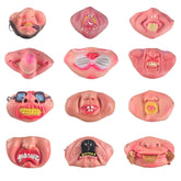 Fun Scary Horrible Mask Party Halloween Clown Latex Half Face Masks for Adult / Children, Random Style Delivery