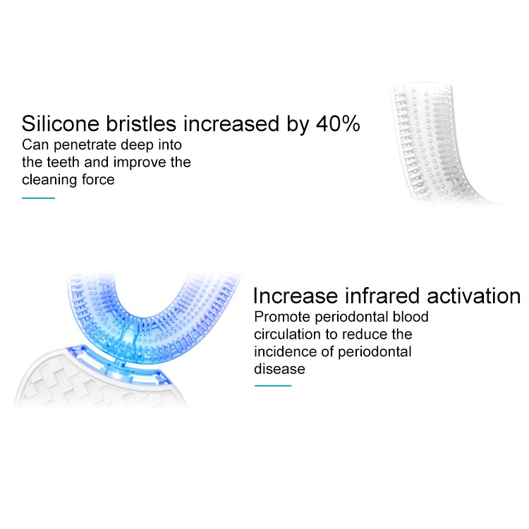 Vwhite 3 Cleaning Modes Silicone Electric Automatic Beauty Tooth Instrument Vwhite 3 Cleaning Modes Silicone Electric Automatic Beauty Tooth Instrument