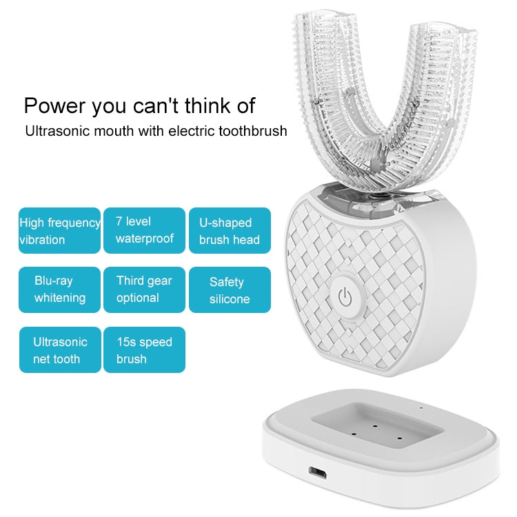 Vwhite 3 Cleaning Modes Silicone Electric Automatic Beauty Tooth Instrument Vwhite 3 Cleaning Modes Silicone Electric Automatic Beauty Tooth Instrument