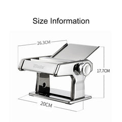 QZ150 Household Kitchen Integrated Stainless Steel Manual Pressing Machine Pasta Machine