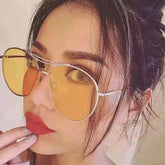 Vintage Oversize UV400 Sunglasses for Men Women Outdoor