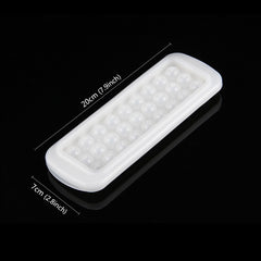 Creative Mini Ball Shaped 27-grid Ice Mold, Random Color Delivery, 27-Grid