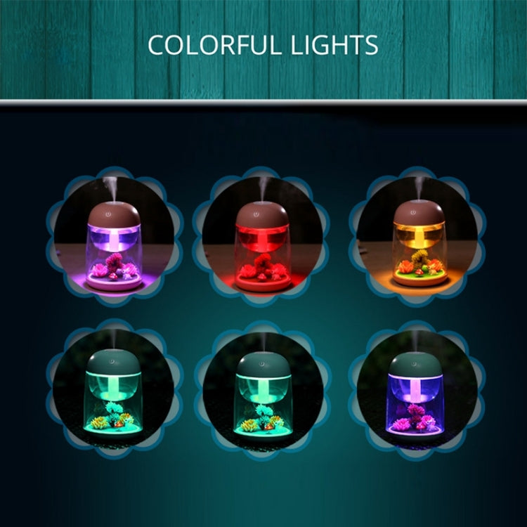 Imycoo WT602 2W Portable Mini Micro Landscape Design USB Charge Aromatherapy Air Humidifier with LED Colorful Light, Water Tank Capacity: 180ml, DC 5V Imycoo WT602 2W Portable Mini Micro Landscape Design USB Charge Aromatherapy Air Humidifier with LED Colorful Light, Water Tank Capacity: 180ml, DC 5V