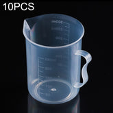 10 PCS 250ml Food Grade PP Plastic Flask Digital Measuring Cup Cylinder Scale Measure Glass Lab Laboratory Tools, 250ml