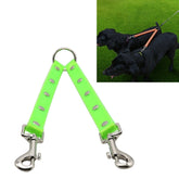 TPU Material Pet Dogs 2 in 1 Tangle-free Traction Rope Double Pet Dog Walking Leash, Length: 25 cm, 25 cm (Green), 2 in 1 (Red)