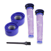 XD936 5 in 1 Pre Filter Core + Rear Filter Core + Cleaning Brush for Dyson V7 / V8 Vacuum Cleaner Accessories