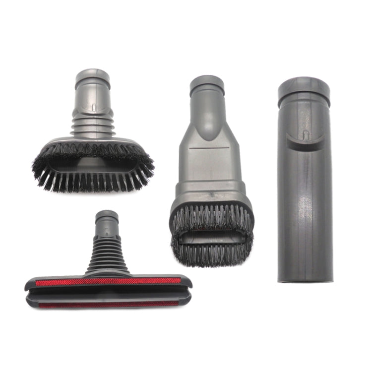 XD973 4 in 1 Round Brush + Stiff Brush + Bed Brush + Connector for Dyson Vacuum Cleaner Parts Kits XD973 4 in 1 Round Brush + Stiff Brush + Bed Brush + Connector for Dyson Vacuum Cleaner Parts Kits