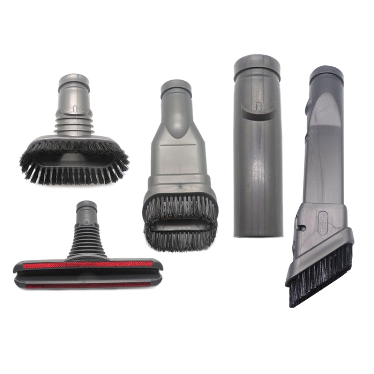 XD974 5 in 1 Round Brush + 2 x Stiff Brush  + Bed Brush + Connector for Dyson Vacuum Cleaner Parts Kits XD974 5 in 1 Round Brush + 2 x Stiff Brush  + Bed Brush + Connector for Dyson Vacuum Cleaner Parts Kits