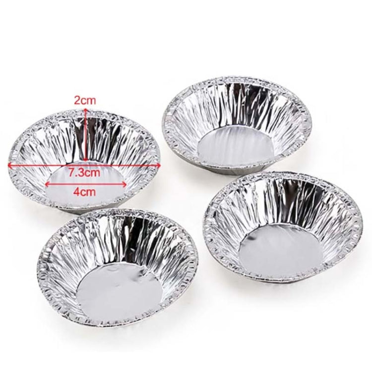 100pcs / Pack Aluminum Foil Egg Tart Cup Cake Holder, Size: 7.5 x 4 x 2cm 100pcs / Pack Aluminum Foil Egg Tart Cup Cake Holder, Size: 7.5 x 4 x 2cm