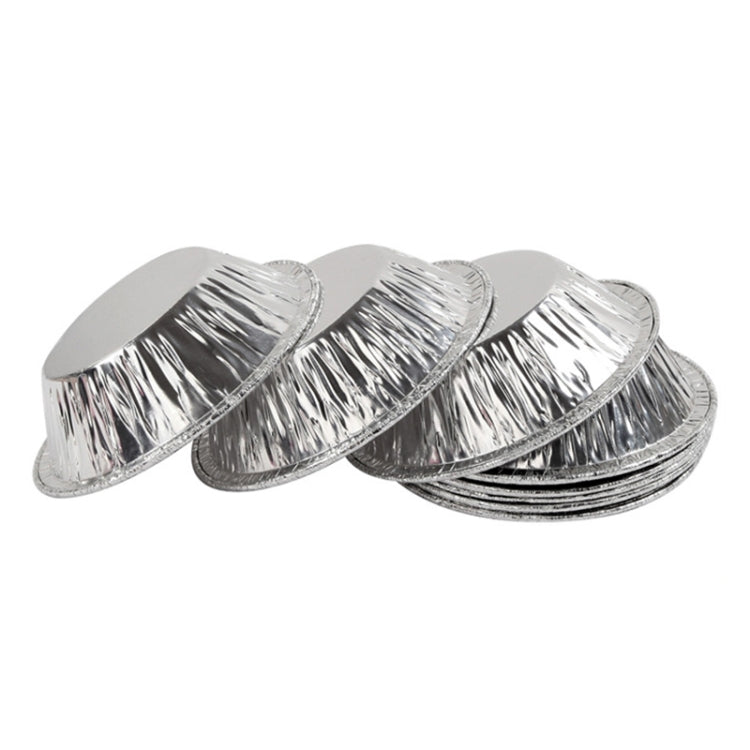 100pcs / Pack Aluminum Foil Egg Tart Cup Cake Holder, Size: 7.5 x 4 x 2cm 100pcs / Pack Aluminum Foil Egg Tart Cup Cake Holder, Size: 7.5 x 4 x 2cm