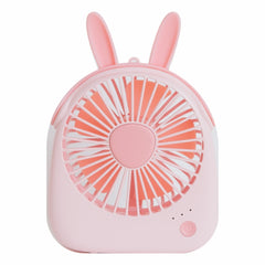 WT-F14 1200 mAh Rabbit Shape Mini Portable Fan with 3 Speed Control