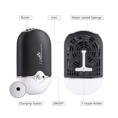 Portable Mini USB Charging Air Conditioner Refrigerating Handheld Small Fan